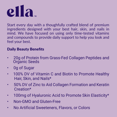 Vanilla Beauty Protein Powder | Ella